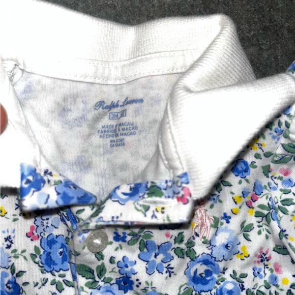 Ralph Lauren Floral‎ Ruffle Dress size 3 months - Picture 2 of 3